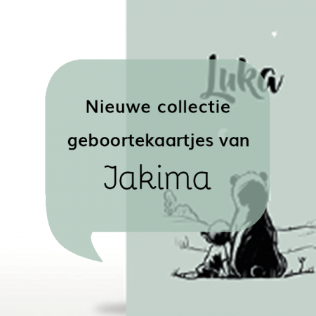 Nieuwe collectie geboortekaartjes van Jakima