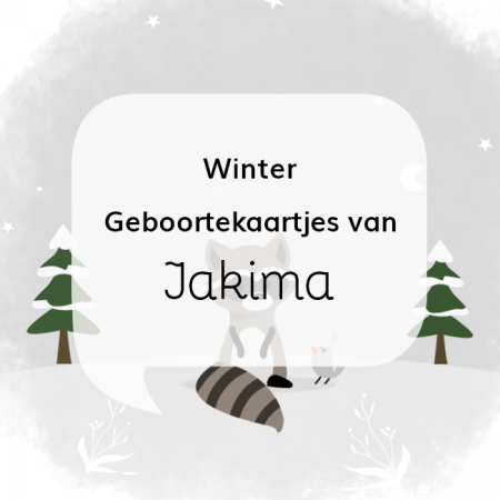 Geboortekaartjes Winter