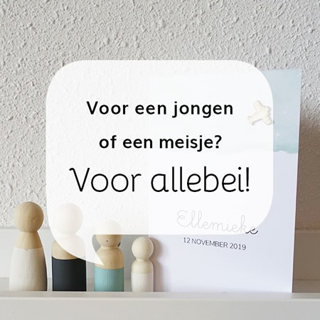 Genderneutrale kaartjes