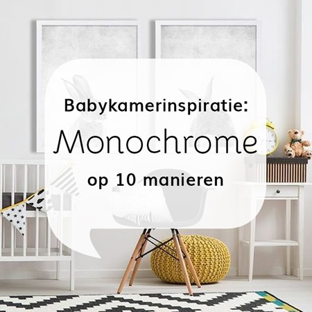 Babykamer: Monochrome