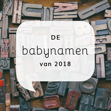 De babynamen van 2018