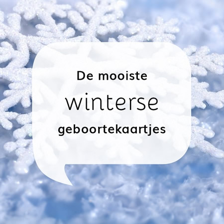 Kaartjes voor winterbaby's