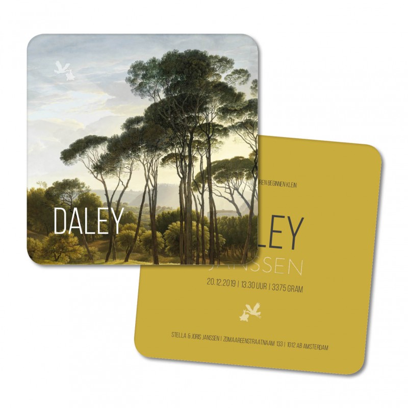 Geboortekaartje Geboortekaart - Daley Geboortekaartje Geboortekaart - Daley