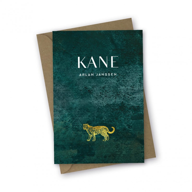 Geboortekaartje Geboortekaart jaguar Kane Geboortekaartje Geboortekaart jaguar Kane