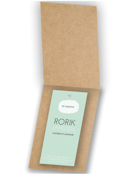 Geboortekaartje Geboortekaart - Rorik Geboortekaartje Geboortekaart - Rorik