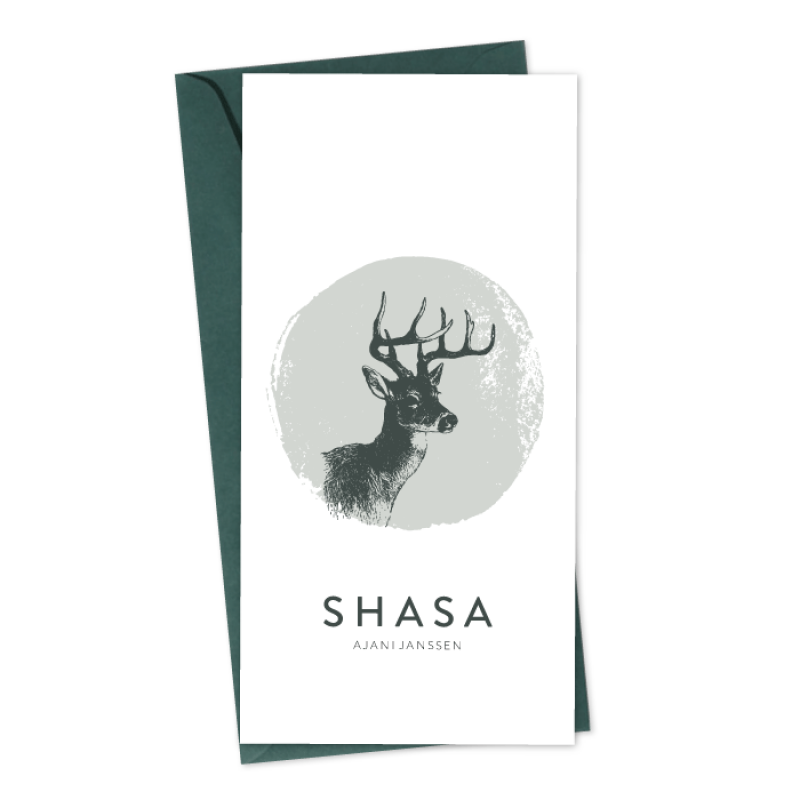 Geboortekaartje Geboortekaart Shasa Geboortekaartje Geboortekaart Shasa