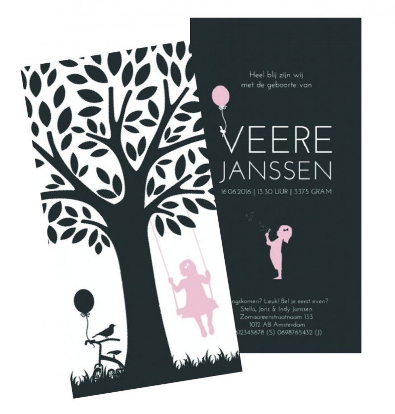 Geboortekaartje Geboortekaart - Veere Geboortekaartje Geboortekaart - Veere