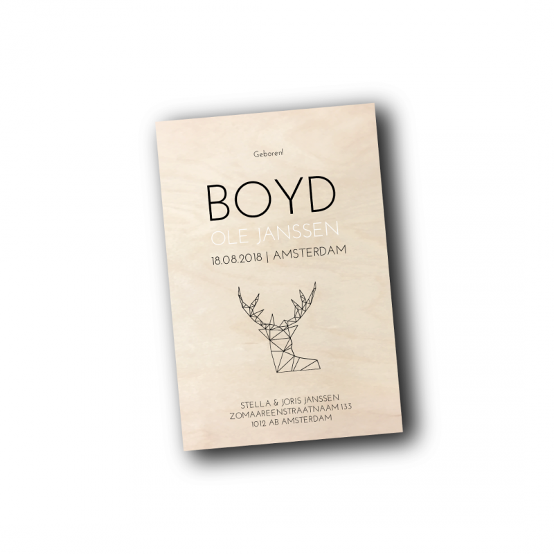 Geboortekaartje geboortekaartje - Boyd Geboortekaartje geboortekaartje - Boyd