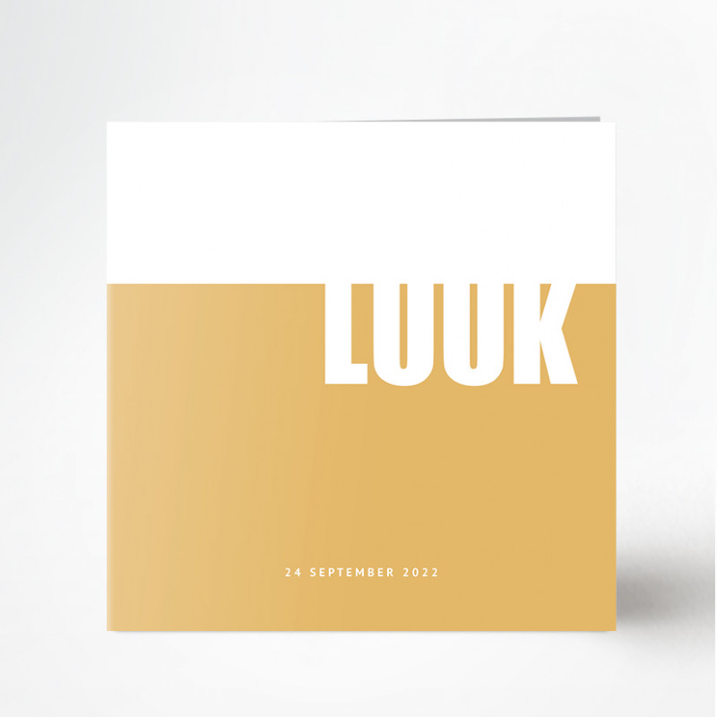 Geboortekaartje Geboortekaartje Luuk Geboortekaartje Geboortekaartje Luuk