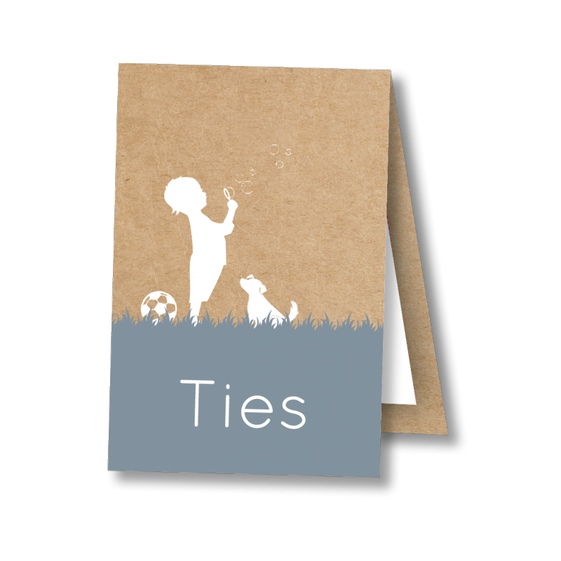 Geboortekaartje Geboortekaartje - Ties Geboortekaartje Geboortekaartje - Ties
