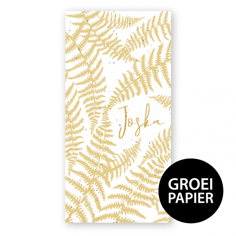 Geboortekaartje Groeipapier Joska Geboortekaartje Groeipapier Joska