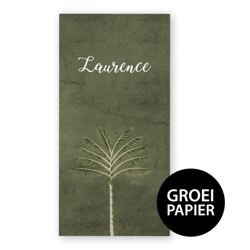 Geboortekaartje Groeipapier Laurence Geboortekaartje Groeipapier Laurence