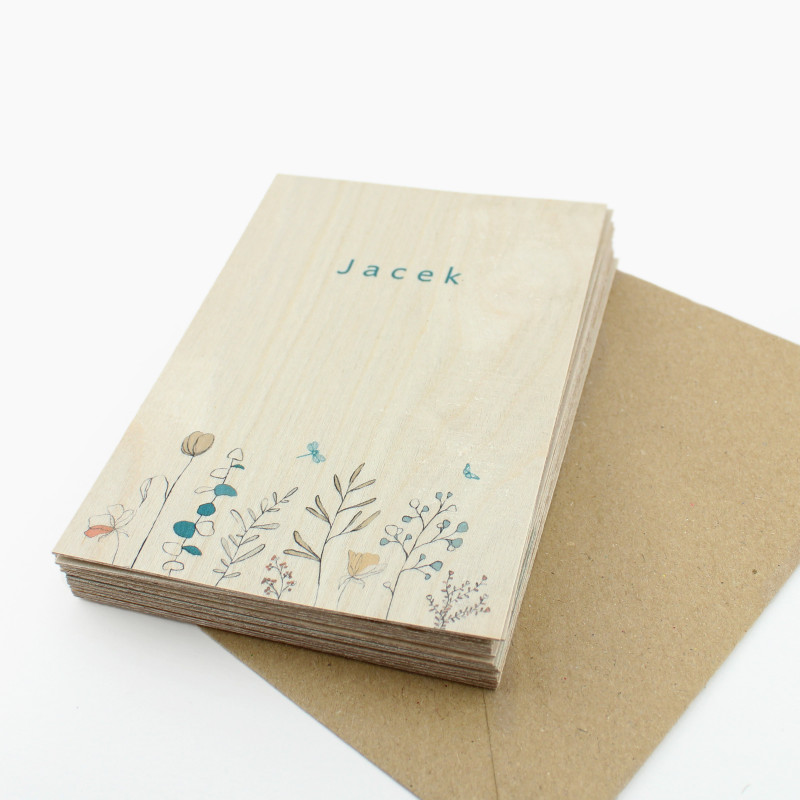 Geboortekaartje Houten geboortekaartje Geboortekaartje Houten geboortekaartje