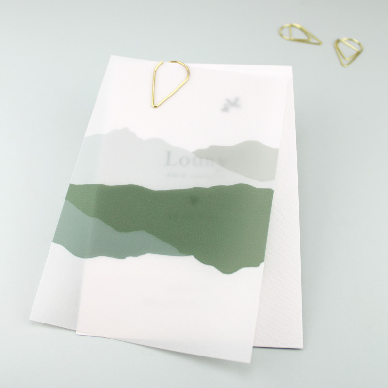 Geboortekaartje Kalkpapier jongenskaartje Geboortekaartje Kalkpapier jongenskaartje