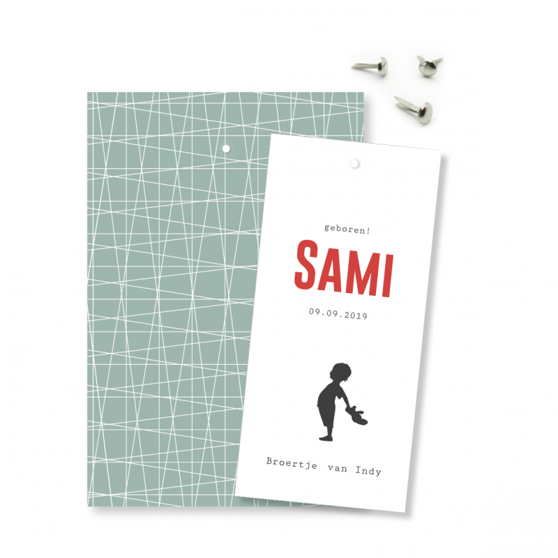 Geboortekaartje Klembord - Sami Geboortekaartje Klembord - Sami