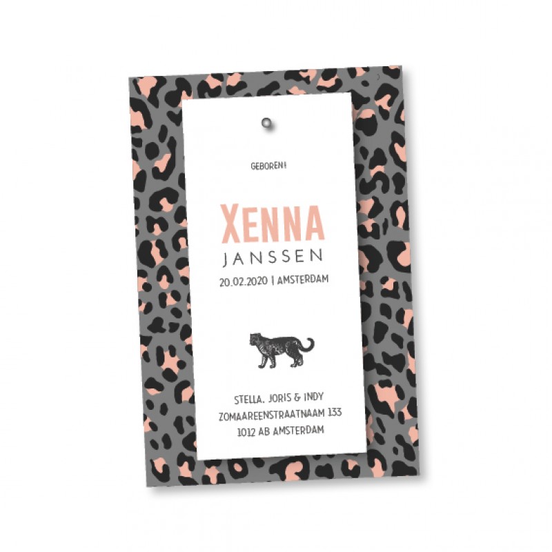 Geboortekaartje Klembord - Xenna Geboortekaartje Klembord - Xenna