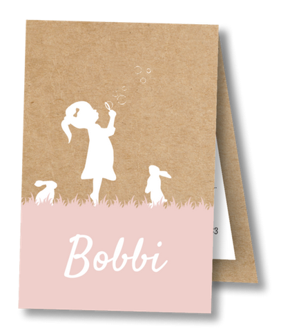 Geboortekaartje Label kaartje - Bobbi Geboortekaartje Label kaartje - Bobbi