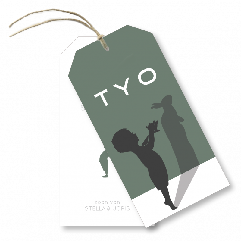 Geboortekaartje Labels Tyo Geboortekaartje Labels Tyo