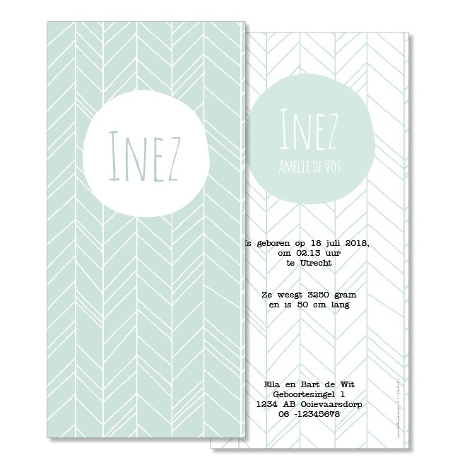 Geboortekaartje Little Dutch | Inez Geboortekaartje Little Dutch | Inez