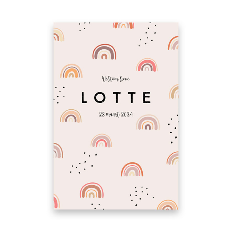 Geboortekaartje Lotte