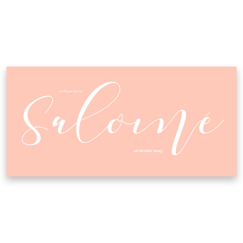 Geboortekaartje Salomé