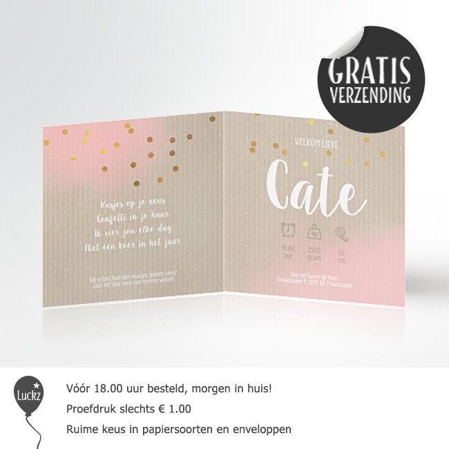Geboortekaartje Schattig geboortekaartje Geboortekaartje Schattig geboortekaartje