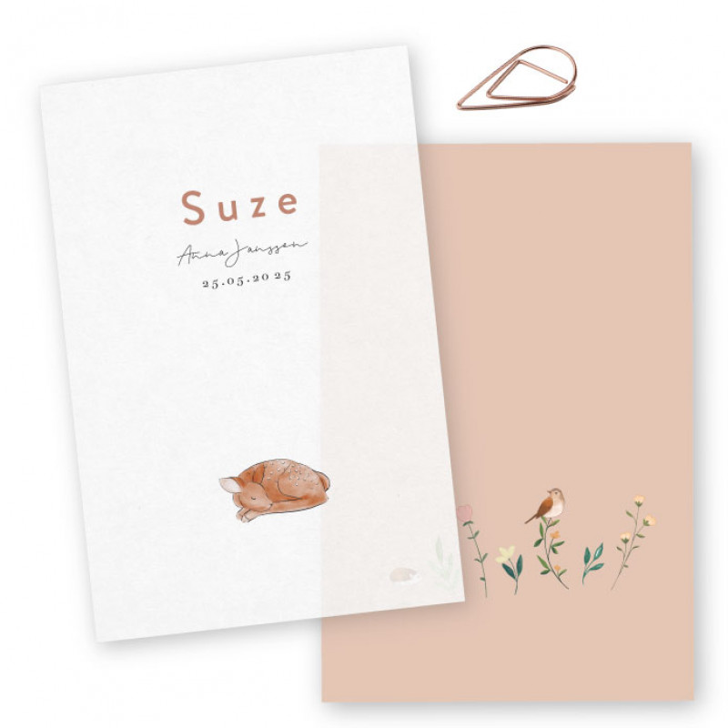 Geboortekaartje Suze Geboortekaartje Suze