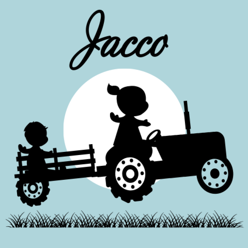 Geboortekaartje Tractor Geboortekaartje Tractor