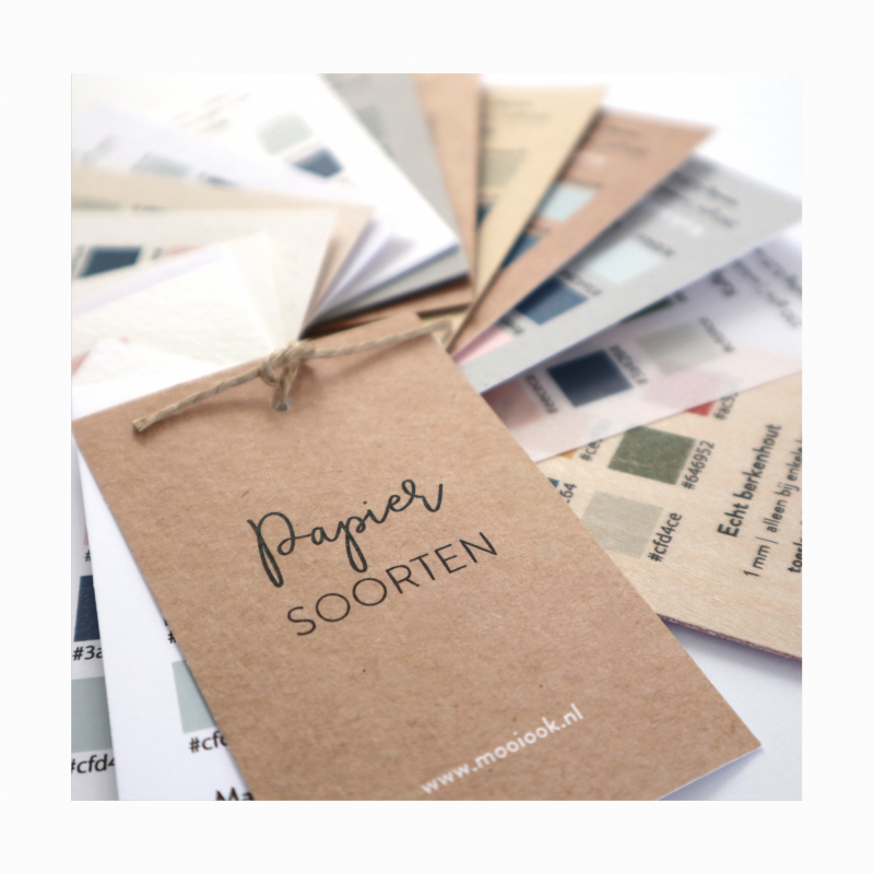 Geboortekaartje Unieke papiersoorten Geboortekaartje Unieke papiersoorten