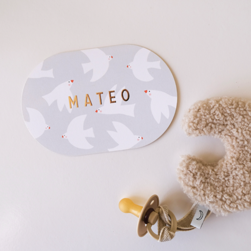 Geboortekaartje Vogels