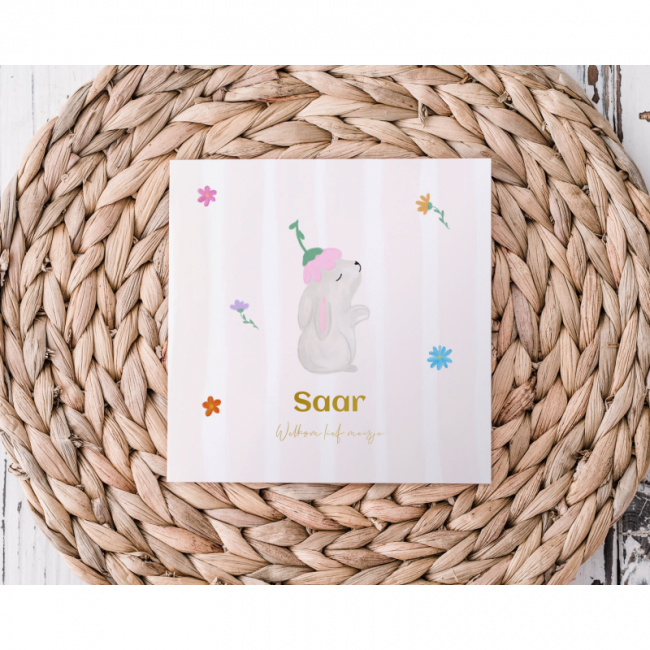 Geboortekaartje Geboortekaartje Konijn