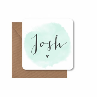 Geboortekaartje Geboortekaart - Josh