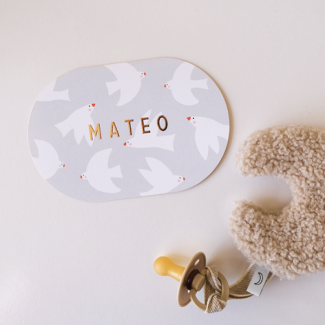 Geboortekaartje Vogels